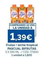 Dialsur Cash & Carry Pascual - bifrutas frutas + leche tropical oferta
