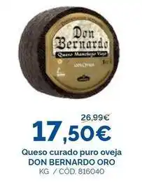 Dialsur Cash & Carry Puro - queso curado puro oveja oferta