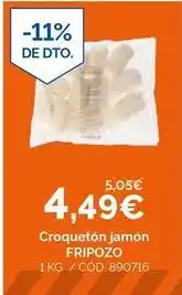 Dialsur Cash & Carry Fripozo - croqueton jamon oferta