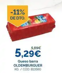 Dialsur Cash & Carry Oldenburger - queso barra oferta