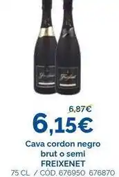 Dialsur Cash & Carry Freixenet - cava cordon negro brut o semi oferta