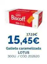 Dialsur Cash & Carry Lotus - galleta caramelizada oferta