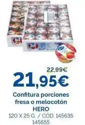 Dialsur Cash & Carry Hero - confitura porciones fresa o melocoton oferta