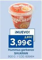 Dialsur Cash & Carry Shukran - hummus garbanzo oferta