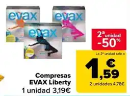 Carrefour Market evax compresas liberty oferta