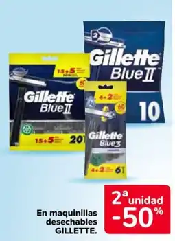 Carrefour Market Gillette maquinillas desechables oferta