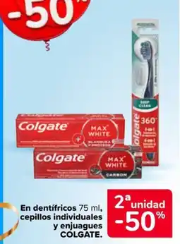 Carrefour Market Colgate dentífricos cepillos individuales enjuagues oferta