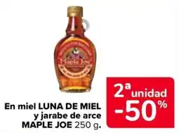 Carrefour Market Maple Joe y luna de miel en miel jarabe de arce oferta