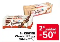 Carrefour Market Kinder bueno classic y white oferta