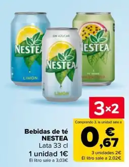 Carrefour Market Bebidas de té NESTEA oferta