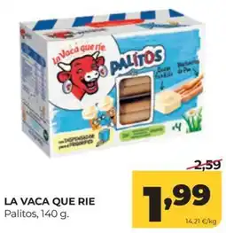 Alimerka La Vaca Que Rie Palitos oferta