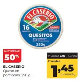 Alimerka El caserio quesitos oferta