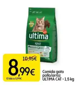 Dialprix ultima comida gato pollo/arroz oferta