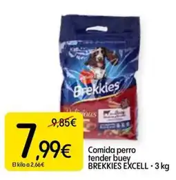 Dialprix Brekkies comida perro tender buey oferta