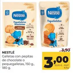 Alimerka Nestlé Galletas con pepitas de chocolate o pequegalletas oferta