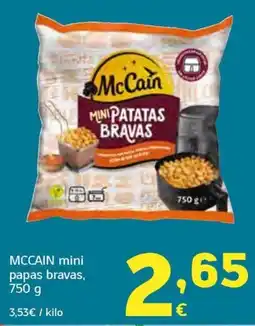 HiperDino McCain mini papas bravas oferta