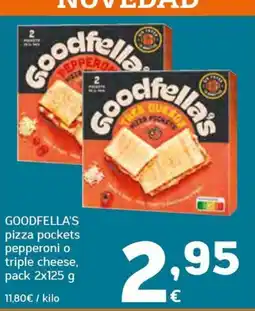 HiperDino Goodfella's pizza pockets oferta