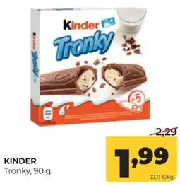 Alimerka Kinder Tronky oferta