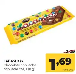 Alimerka Lacasitos chocolate con leche con lacasitos oferta