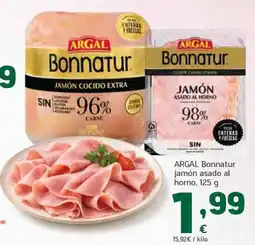 HiperDino Argal bonnatur jamón asado al horno oferta