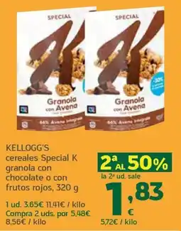 HiperDino Kellogg's Special K granola oferta