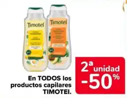 Carrefour Market Timotel productos capilares oferta
