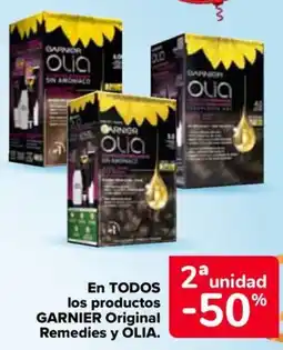 Carrefour Market Garnier Original Remedies y Olia oferta
