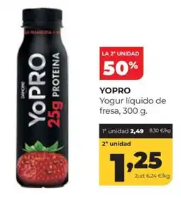 Alimerka Yopro yogur líquido de fresa oferta
