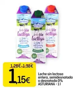 Dialprix Asturiana leche sin lactosa oferta