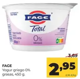 Alimerka Fage yogur griego 0% grasas oferta