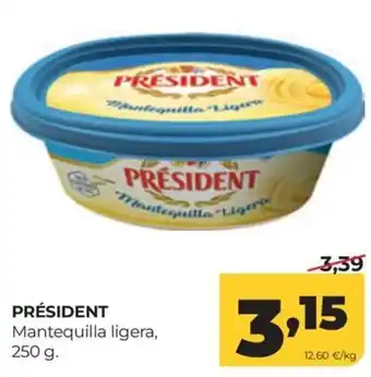 President mantequilla ligera