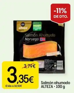 Dialprix Alteza salmón ahumado oferta