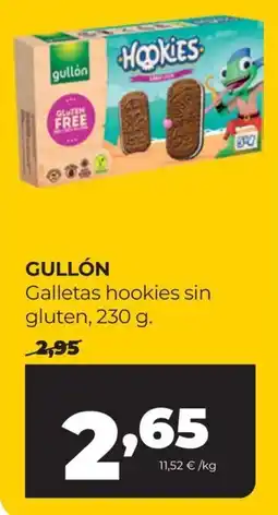 Alimerka Gullón Galletas hookies sin gluten oferta