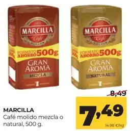 Alimerka Marcilla café molido mezcla o natural oferta