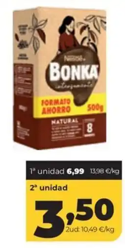 Alimerka Bonka chocolate natural oferta