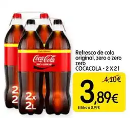 Dialprix Cocacola refresco de cola original, zero o zero zero oferta
