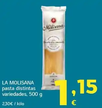 La molisana pasta distintas variedades