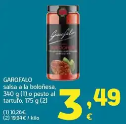 HiperDino Garofalo salsa a la boloñesa oferta