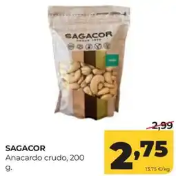 Alimerka Sagacor anacardo crudo oferta