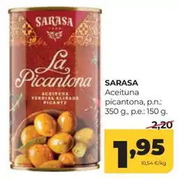 Alimerka Sarasa aceituna picantona oferta