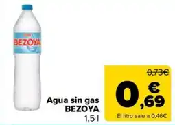 Carrefour Market Agua sin gas BEZOYA oferta