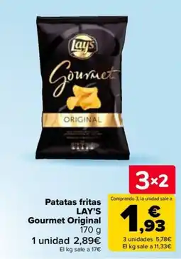 Carrefour Market Lay's Gourmet Original oferta