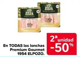 Carrefour Market 1954 elpozo premium gourmet lonchas oferta