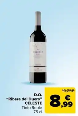 Carrefour Market Celeste tinto roble oferta