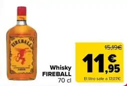 Carrefour Market Whisky Fireball oferta