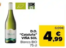 Carrefour Market Viña Sol Cataluña Blanco BIO oferta