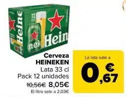 Carrefour Market Cerveza Heineken oferta