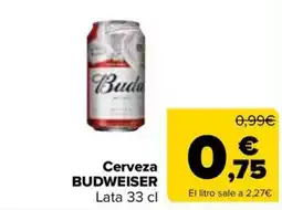 Carrefour Market Budweiser cerveza oferta