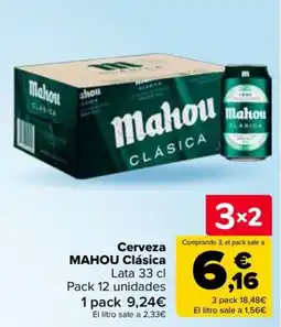 Carrefour Market Mahou Cerveza Clásica oferta