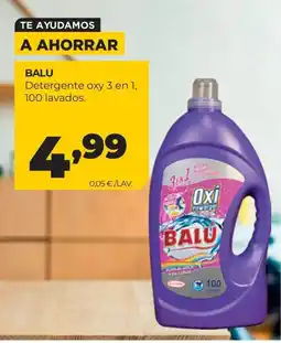 Alimerka Balú detergente oxy 3 en 1 oferta